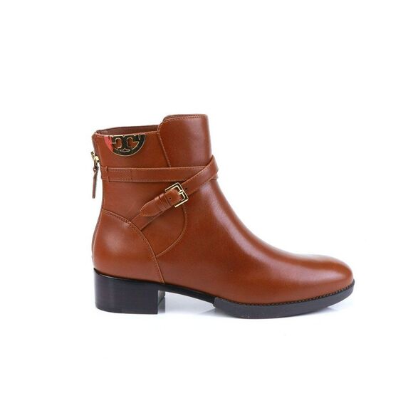 NIB Tory Burch SIDNEY Bootie Boots in Penny Brown 9 $399+ - Picture 2 of 7